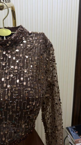 فستان سهره بني راقي