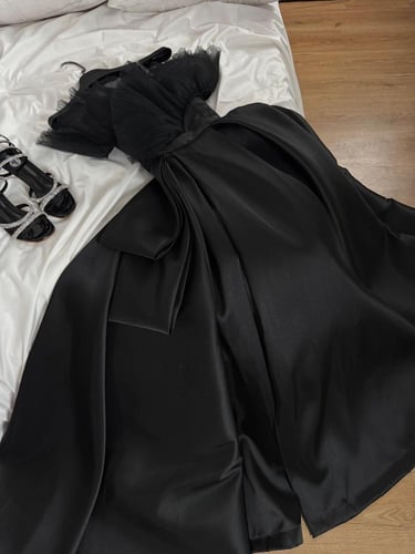 فستان سهره فخم اسود