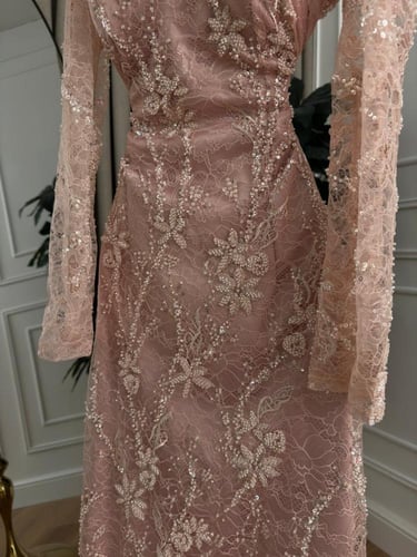 فستان سهره وردي