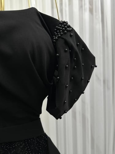 فستان سهره فخم اسود