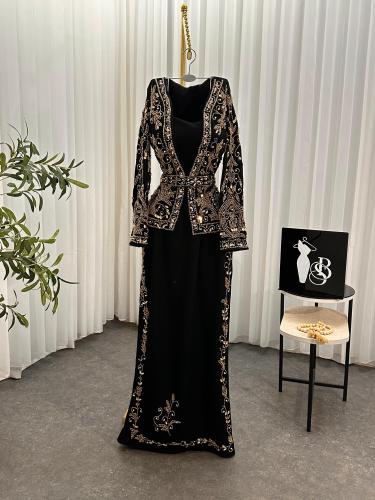 فستان سهره اسود فخم