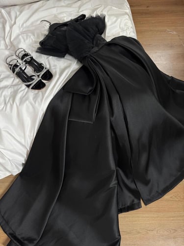 فستان سهره فخم اسود