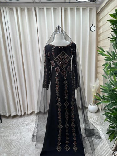 فستان سهره اسود فخم