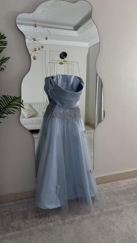 فستان سهره سماوي فخم