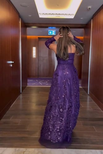 فستان سهره موف فخم