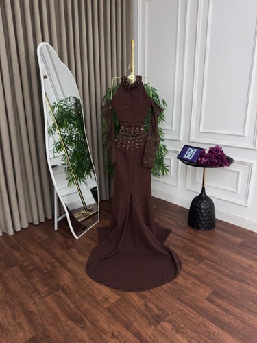 فستان سهره بني راقي