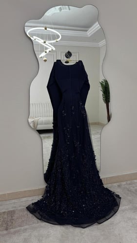 فستان سهره كحلي فخم