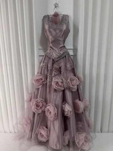 فستان سهره فخم موف