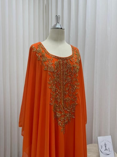 جلابيا فخمه اورانج