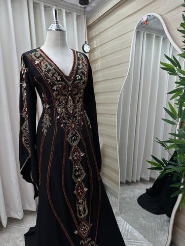 فستان سهره اسود فخم