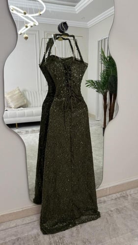 فستان سهره زيتي نارين