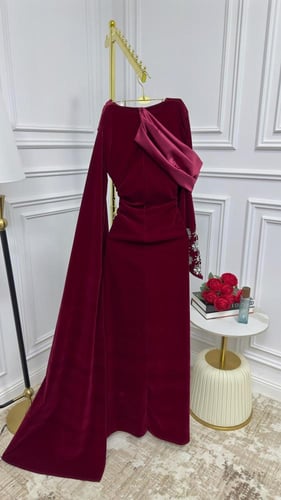 فستان سهره مخمل