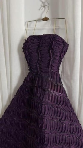 فستان سهره فخم ليلكي