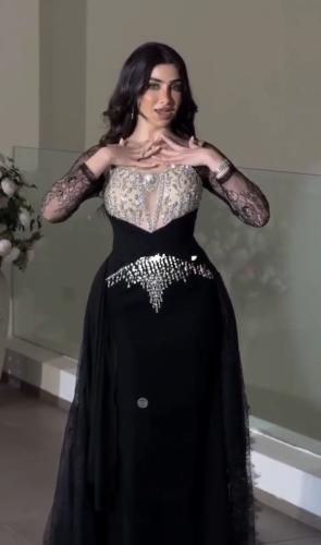 فستان سهره اسود راقي