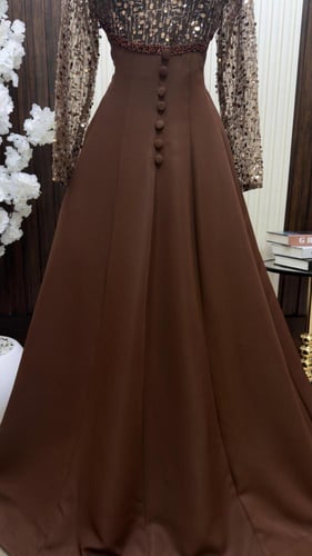 فستان سهره بني راقي