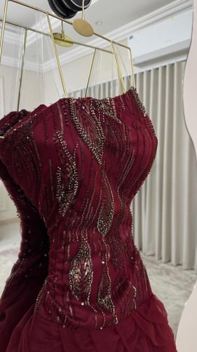 فستان سهره عودي فخم