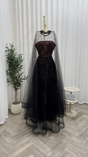 فستان سهره اسود. راقي