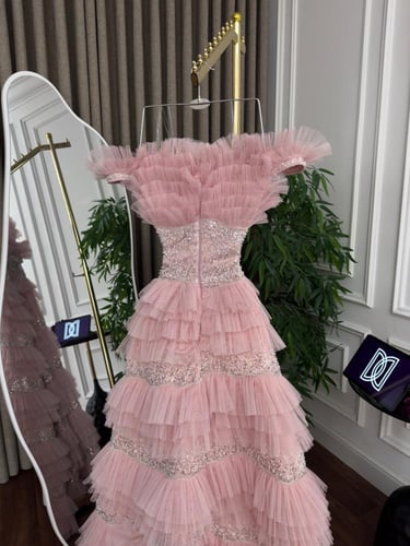 فستان سهره وردي