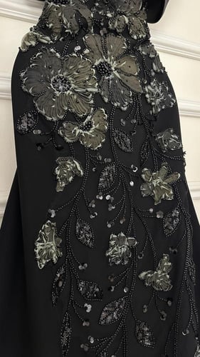 فستان سهره فخم اسود