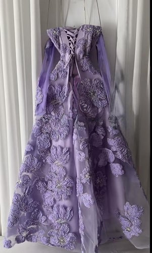 فستان سهره فخم موف