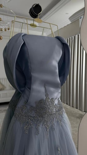 فستان سهره سماوي فخم