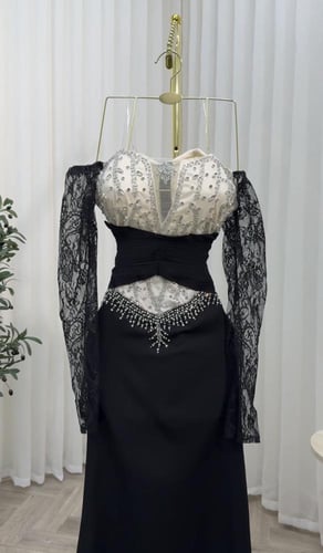 فستان سهره اسود راقي