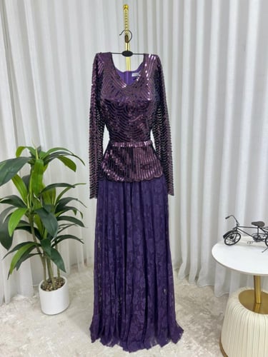 فستان سهره فخم موف