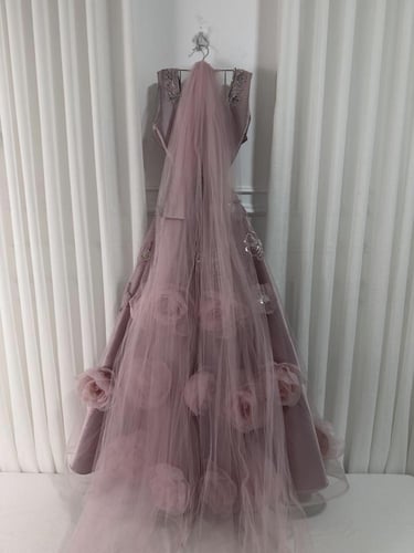 فستان سهره فخم موف