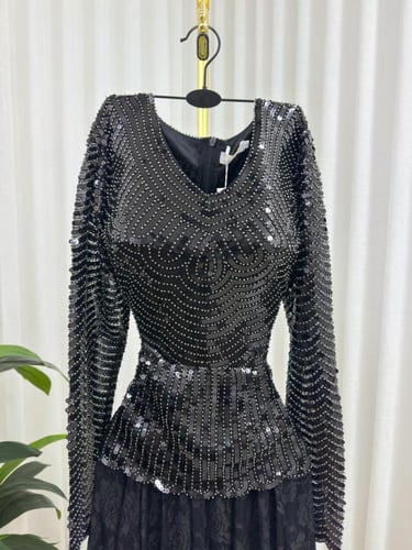 فستان سهره فخم اسود