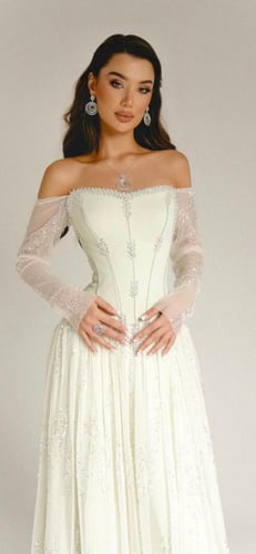 فستان سهره فخم تيفاني