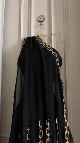 فستان سهره فخم اسود