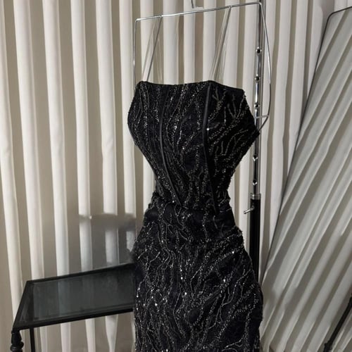 فستان سهره فخم اسود