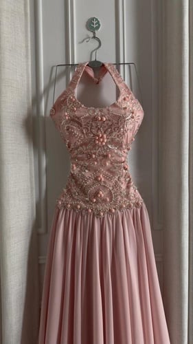 فستان سهره وردي راقي