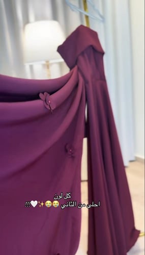 فستان ملكه فخم احمر& تيفاني & وردي & موف