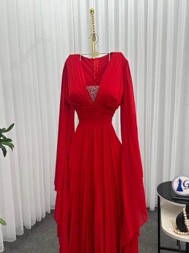 فستان سهره احمر