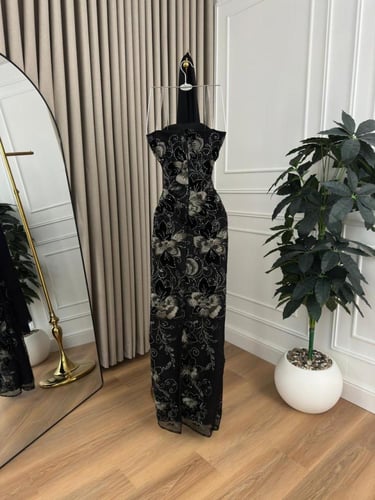 فستان سهره فخم اسود