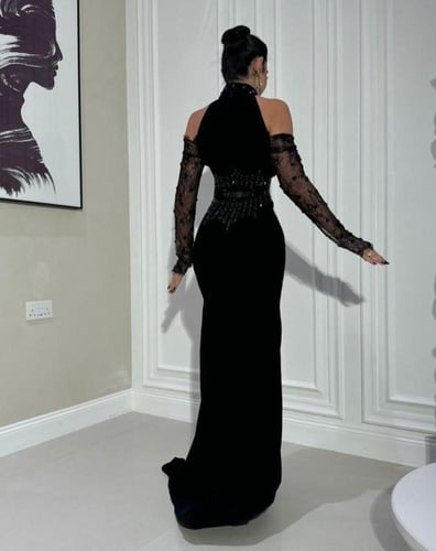 فستان سهره اسود راقي