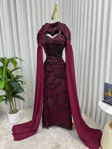 فستان سهره عودي فخم