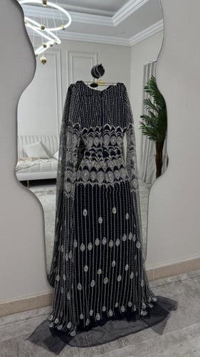 فستان سهره اسود فخم