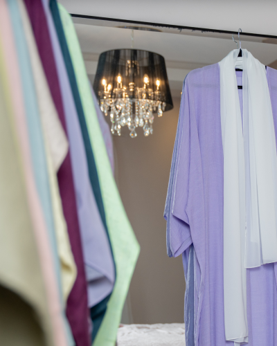 عباية كتان ليزر خفيف قصة نص مشلح