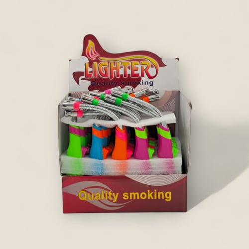 ولاعة غاز برأس مرن - تعبئة 25 حبة