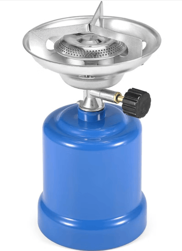 موقد غاز رحلات صغير متنقل - أزرق