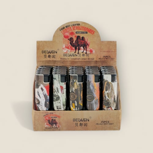 ولاعة جيب BEDUIN - رأس أوتوماتيك - تعبئة 25 حبة