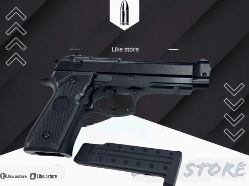 مسدسN92 نص حديد اسود