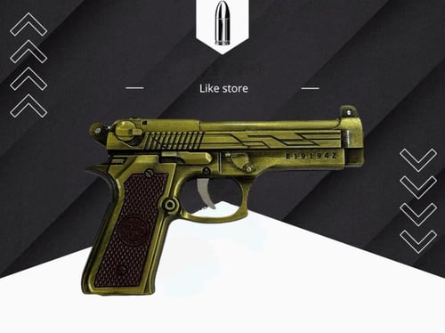 مسدس خرز حديد ذهبي E19194Z