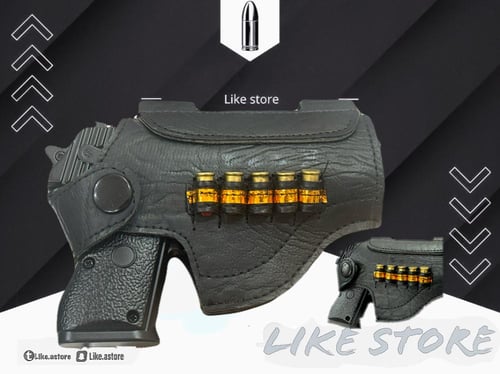 مسدس حديد كامل اسود