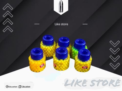 علبة طلقات مسدس خرز 6 ملي 100طلقة