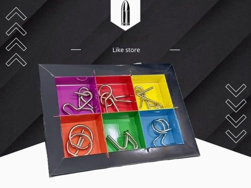 الغاز حديد 6 قطع