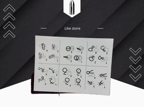 الغاز حديد 6 قطع