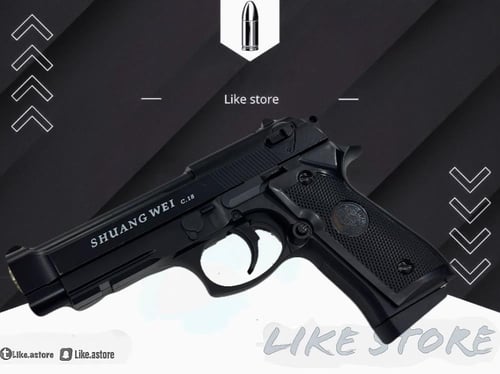 مسدسN92 نص حديد اسود